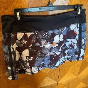 Lululemon Butterfly Print Skirt